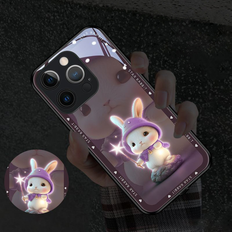 Star Rabbit Call Flash Phone Case 